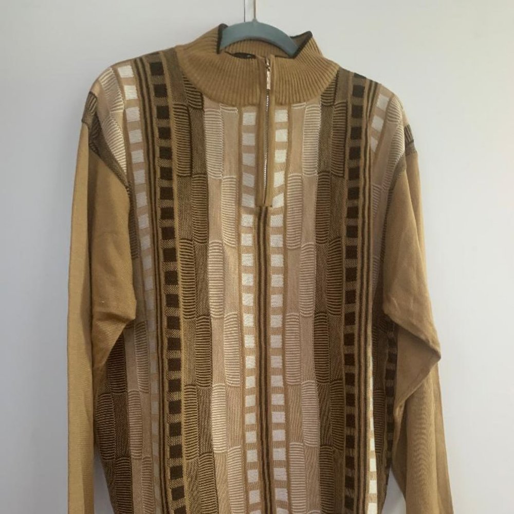 Steve Harvey Zip Sweater